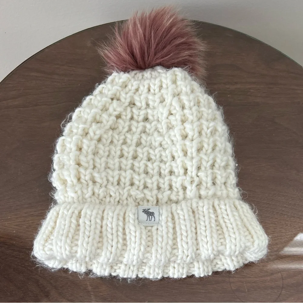 Abercrombie Kids Cream Knit Headband
